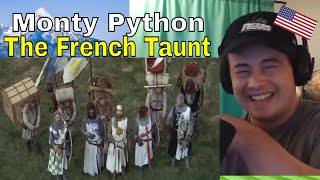 American Reacts Monty Python The French Taunt [upl. by Netsirc172]