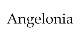 How to Pronounce Angelonia [upl. by Bohner]