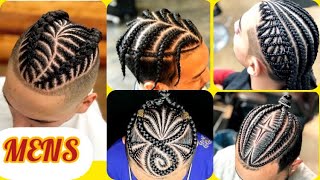 IDÉE DE COIFFURE TRESSES TENDANCE HOMME 👨 2021 MAN CORNROWS [upl. by Roux]