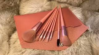 8 piece makeup brush set [upl. by Nerad]