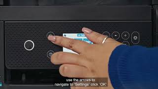 How to connect your Epson printer to WiFi printers with a screen display [upl. by Enihsnus466]