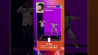 REHEARSAL FRANCE 🇫🇷 JUNIOR EUROVISION 2024  Titouan  quotComme Ci Comme Çaquot  REACTION [upl. by Mirisola25]