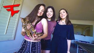 MY LITTLE SISTERS VISIT THE FAZE HOUSE [upl. by Marka]