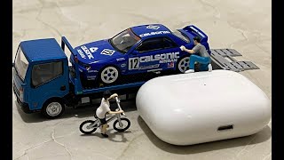 Nissan Skyline GTR32！Calsonic Racing Team！Tomytec！TLVN234b！ [upl. by Ettenaj]