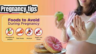 Pregnancy Foods to Avoid Essential Tips [upl. by Ayatnwahs]