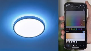 Smart LED Ceiling Light  Unboxing amp Setup [upl. by Nnayt]