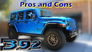 Jeep Rubicon 392  6Month10000mile Review  Pros and Cons [upl. by Ysdnil]