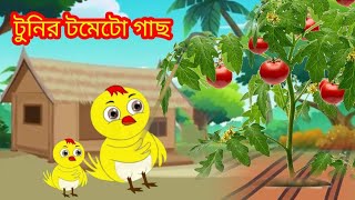 টুনির টমেটো গাছ ।‌ roopkatha golpo । cartoon । Bangla cartoon । golpo cartoon । Tumi pakhi golpo [upl. by Hutchison]