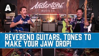 New Reverend Guitars  Roundhouse Jetstream RB amp Greg Koch Gristlemaster [upl. by Brant]