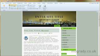 Artisteer Tutorial WordPress 114 Introduction [upl. by Ullyot]