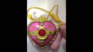 SOLDSailor Moon PGSM heart moon compact locket brooh [upl. by Mag]