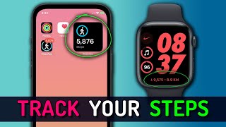 How to TRACK STEPS on Apple Watch and iPhone [upl. by Renard392]