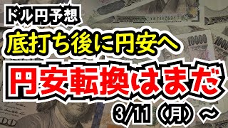 【ドル円】短期的な底打ちからの反発が起こる可能性あり【週間ドル円予想 2024311～】 [upl. by Nosdrahcir]