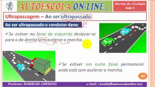 20 NORMAS DE CIRCULAÇÃO  Mudança de Direção Ultrapassagem Prioridade [upl. by Yllom179]