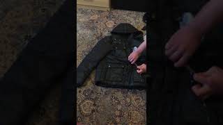 Rip up my black Down jacket Part 1 [upl. by Benjy]