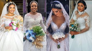 Trending wedding gown designs 2024 Latest Stunning Nigerian Wedding Dresses with Gorgeous details [upl. by Hanselka]