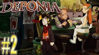 Lets Play Deponia GermanBlind 2  Die Welt für einen Kaffee [upl. by Ylatfen]