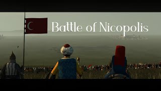 Battle of Nicopolis 1396  1212 AD Total War Machinima [upl. by Anelahs]