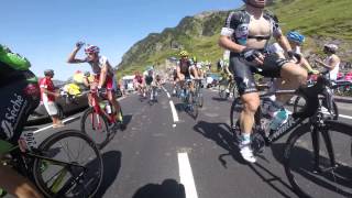 On board camera – Stage 11 Pau  Cauterets  Vallée de SaintSavin  Tour de France 2015 [upl. by Orms]