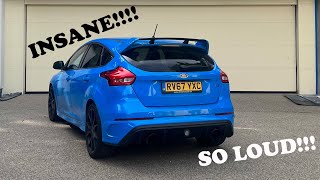 I Straight piped the Focus RS MK3 Ep1 modifying cars [upl. by Beale]