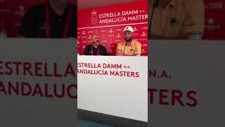 Jon Rahm Press Conference 2024 Estrella Damm Andalucía Masters DP World Tour [upl. by Alekim]