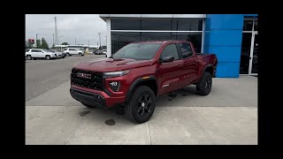 2024 GMC Canyon Elevation in Volcanic Red Tintcoat [upl. by Enitsirhk617]