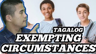 EXEMPTING CIRCUMSTANCES  ARTICLE 12  TAGALOG DISCUSSION [upl. by Dottie]