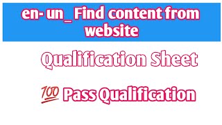 en un find content from website uhrs qualifications  uhrs jobs  Clickworker uhrs [upl. by Shakti]