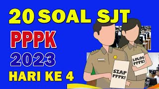 BOCORAN SOAL SJT PPPK 2023 [upl. by Pattie]