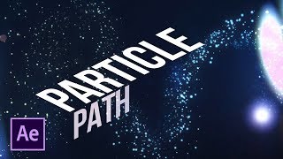 Create Particles Along a Path  After Effects Tutorial No Plugins [upl. by Dannel489]