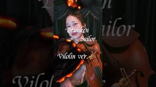 『Drunken Sailor』 violin cover drunkensailor wellerman nathanevans seashanty violin [upl. by Kristen]