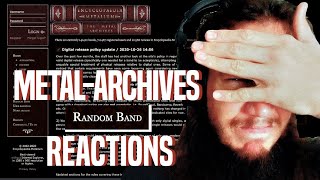 Metal Archives random band REACTION [upl. by Tjader632]