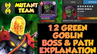 MCOC EQ 12 GREEN GOBLIN BOSS AND PATH COMPLETION GAMEPLAY mcoc marvel [upl. by Rosemaria]