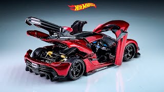 Koenigsegg Jesko Hot Wheels Custom [upl. by Ahsirat]