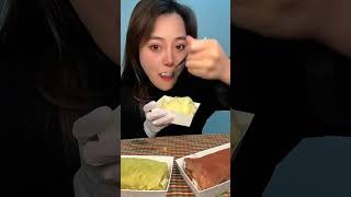 The BEST Tiramisu Cake Eating Dessert Mukbang Eating Tiramisu [upl. by Tarah90]