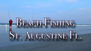 Beach Fishing St Augustine FL [upl. by Lipps819]