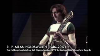 RIP Allan Holdsworth 1946–2017 Allan Holdsworth  Guitar Solo [upl. by Eatnoid153]