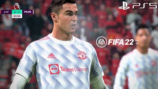 FIFA 22  Liverpool vs Manchester United  PS5 Next Gen Gameplay  Premier League Full Match  4K [upl. by Natica]