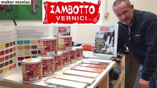 Verniciare e proteggere il legno allinterno e allesterno di Zambotto Vernici [upl. by Darrey]