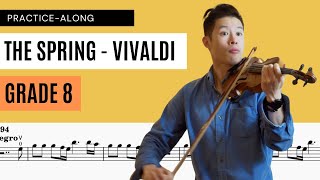 Spring Vivaldi ABRSM Violin Grade 8 A13 2024  PlayAlong Series [upl. by Laekim]