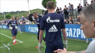 FC Schalke 04 Training 23072016 [upl. by Nrol]