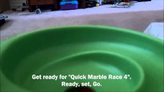 Quick Marble Race 4 w all Solid Colored Marbles [upl. by Learrsi820]