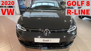 2020 Volkswagen Golf 8 RLine  150 HP  Dark Grey [upl. by Keegan]