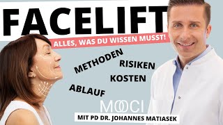 Gesichtsstraffung mittels FACELIFT  OP Methode Kosten [upl. by Alael959]