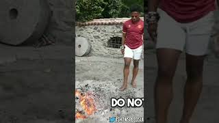 Ishowspeed running in fire 🔥 shorts trollface [upl. by Zeidman]