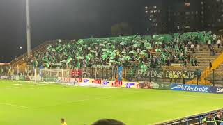 Te llevamos dentro del CORAZÓN  Frente Radical Verdiblanco en el Metropolitano de Techo  Bogotá [upl. by Zumstein385]