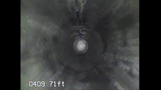 Bad casing in gas well  IET Downhole Camera [upl. by Anneirb113]