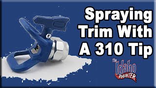 What Tip To Spray Paint Trim Work Graco Sprayer Tutorials [upl. by Ahsita]