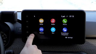 Dacia Media Nav 2021  System functionality [upl. by Tarra8]