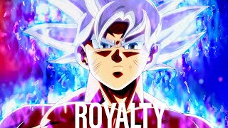 Goku goes ultra instinct for the first time Music Royalty [upl. by Ahsiema]